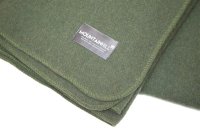 MOUNTAINHILL Wool blanket olive - 150 x 225