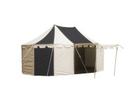 Mercenary tent Reynnhart 200 - two-mast tent - black-natural