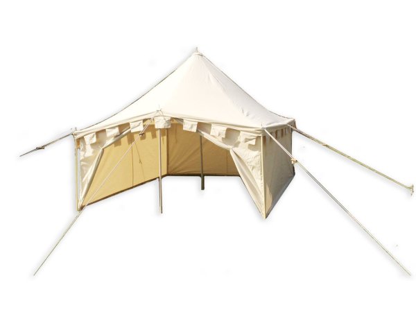 Medieval wizards tent 3 x 3 - natural (Cotton)