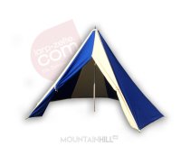 One-Pole-Tent Maximus ø3,50 m - blue-natural