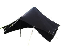 Multi-Purpose Tent 4.10 x 4.10 meters - black