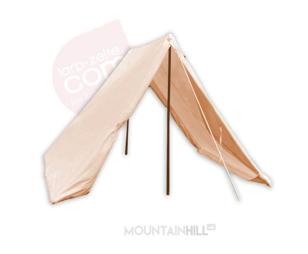 Wedge Tent small 2 x 2.30, natural-apricot
