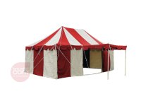 Knight Tent 4x6 Herbort, red-natural
