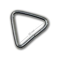 Triangle ring, 6 x 50 mm. Stainless steel